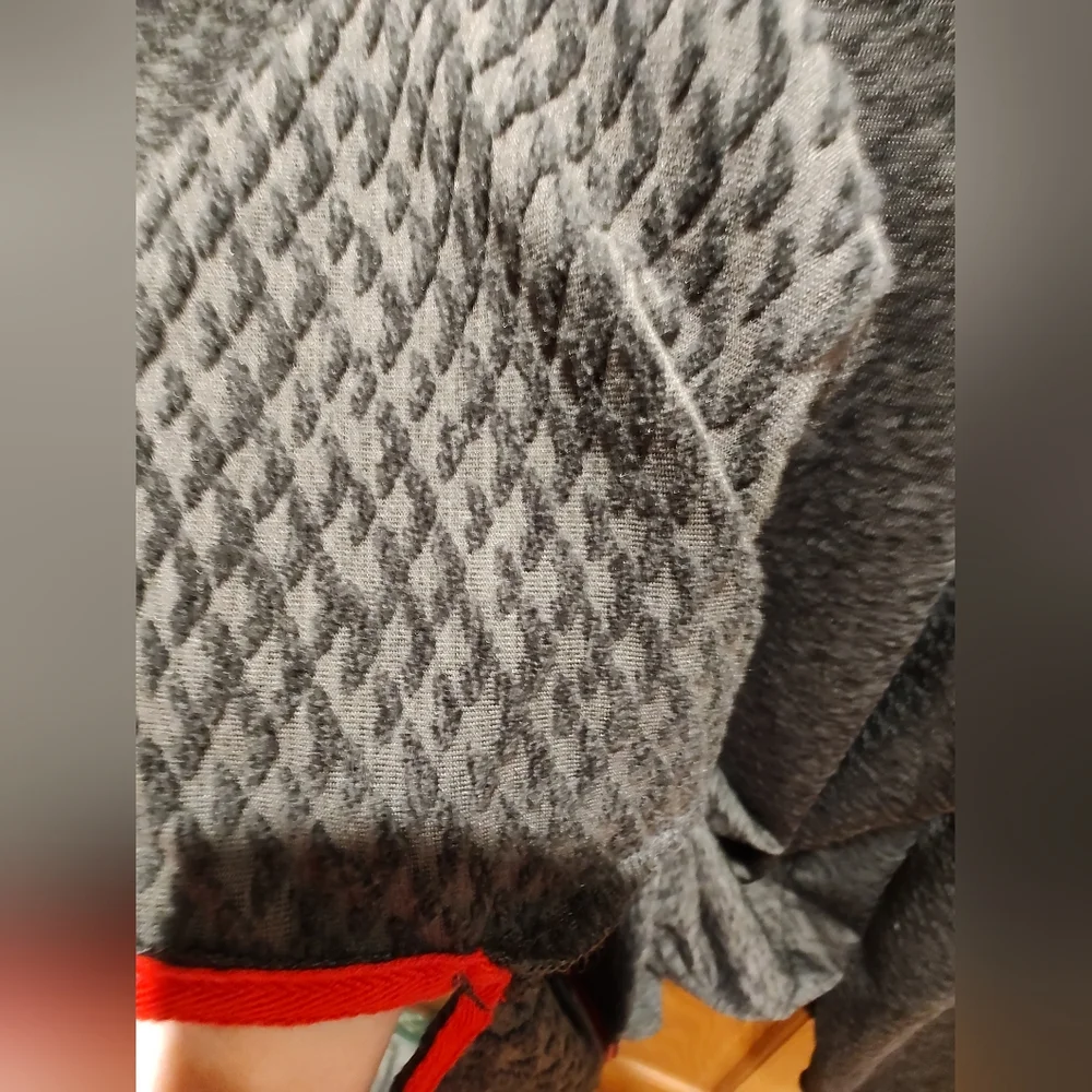 EUC Men's Spyder Active ProWeb Gray Quarter-Zip Pullover Fleece, XL - Picture 7 of 7